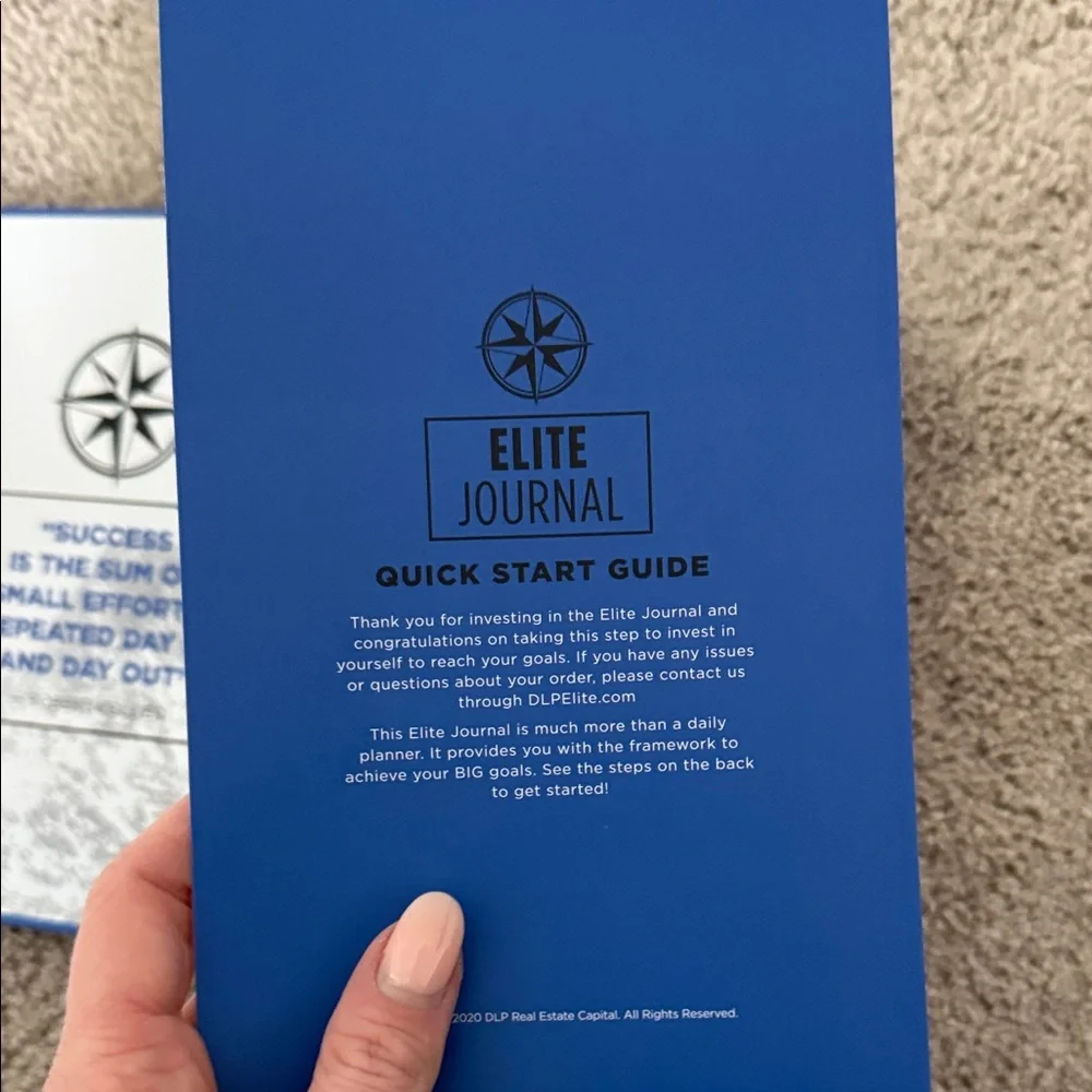 DLPELITE.com DLP ELITE JOURNAL Goal Tracking Brand New.